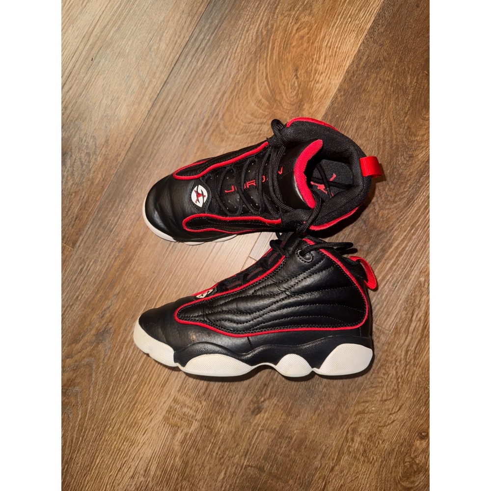 Kids Jordan 13‎ Retro Black Red Basketball Shoes Toddler Size 2youth